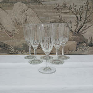 Decor: Etched Tulip Glasses