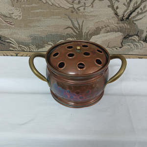 Decor: Copper & Brass Flower Frog