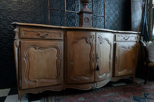Sold: French Oak Sideboard ~ Parquet Top