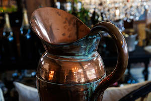 Sale: Gorgeous Large Antique French Copper Jug ~ No 90