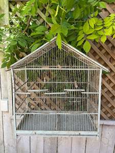 Sale: 1950's French Birdcage ~ Grey Patina