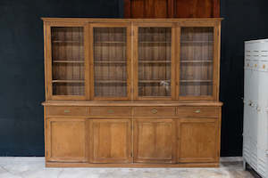Sale: 1930's French Pine Library Cabinet