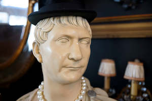 Sale: Roman Emperor 'Trajan' Plaster Bust