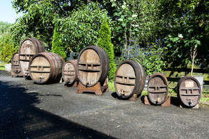 Antique Original 19th Century French Oak Vineyard Wine Barrels