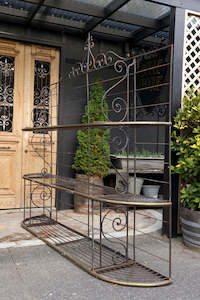 Sale: Original Large Wrought Iron 1930's French Boulangerie Rack