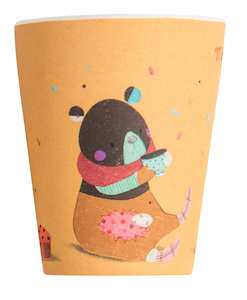 Moulin Roty | Bamboo Tumbler | Mustard | Age: 0+