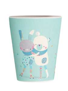 Safe Eco Bamboo Dishware For Babies And Toddlers Moulin Roty: Moulin Roty | Bamboo Tumbler | Blue | Age: 0+