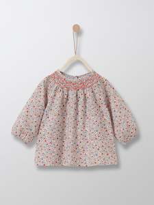 Cyrillus Paris | Girl's Liberty Floral Top | 100% Cotton | 12M, 24M