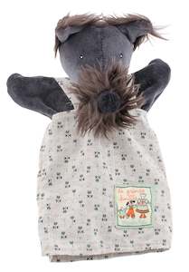 Pretend Play Storytelling Toys: Moulin Roty | Hand Puppet | 'La Grande Famille' Walter the Dog | Size: 25cm | Age: 0+