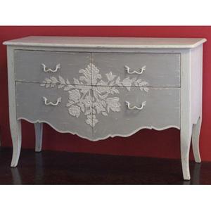 Products: French Dresser with Floral Relief - Florentine – Low-cost Delivery, Nationwide