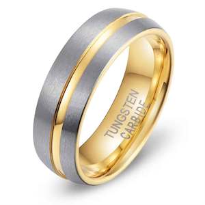Gold and Silver Ring "River"