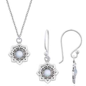 Jewellery Set: 925 Sterling Silver Jewellery Set "Denelle"