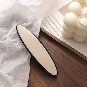 Best Sellers: Oval Hair Barrette "Nicolette" (Beige)