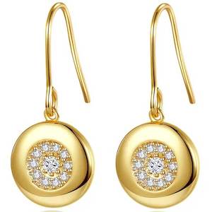 Sale: 18K Gold Dangle Earrings "Lyla"