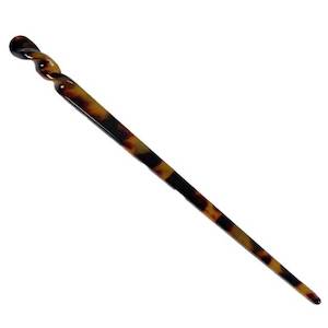 Yellow Peach Orange: Hair Stick "Cadin" (Tortoise)