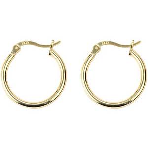 All: 18K Gold Huggie Hoop Earrings "Sydney"