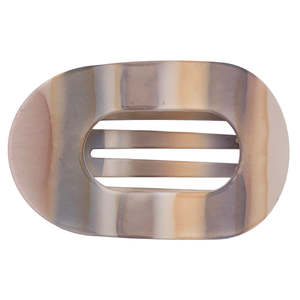 Yellow Peach Orange: Flat Hair Clip "Mel" (Abstract Sand)