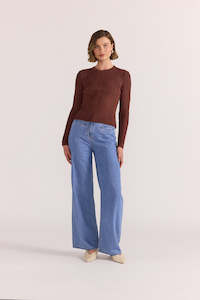 Staple The Label: LYLA WIDE LEG JEANS
