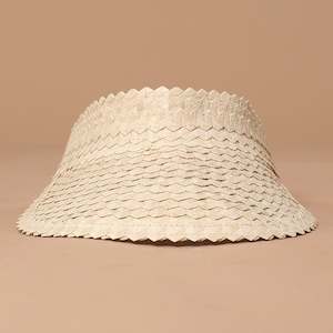 Fresh: PALM LEAF VISORS - LIGHT NATURAL