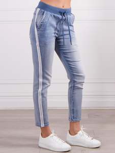 Monaco Jeans: BOSTON JOGGER - LIGHT BLUE