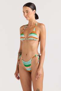 Poolside Paradiso: PRE ORDER OCTOBER - LUNA SLIDE STRING TIE BOTTOM - SEAGLASS