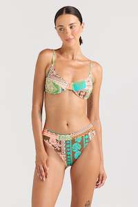 Poolside Paradiso: PRE ORDER OCTOBER - IBISCO HIGH CUT BAND BOTTOM - SUNSET