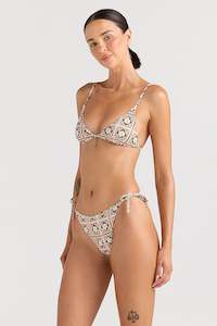 Poolside Paradiso: PRE ORDER OCTOBER - STELLA SKIMPY TIE SIDE BOTTOM - COCONUT