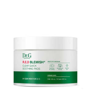 Dr G: [Dr.G] Red Blemish Clear Quick Soothing Pads 70ea