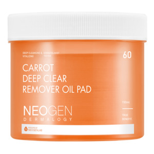 [NeoGen] DERMALOGY CARROT DEEP CLEAR OIL PAD 150ML (60 PADS)