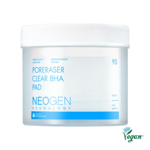 [NeoGen] DERMALOGY PORERASER CLEAR BHA PAD 160ML (90 PADS)