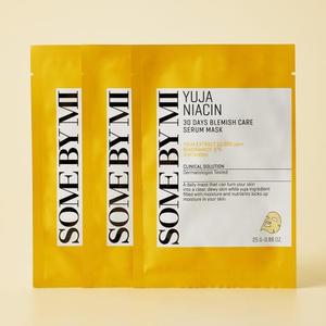 Some By Mi: [SomeByMi] YUJA NIACIN 30 DAYS CARE SERUM MASK  X 10EA