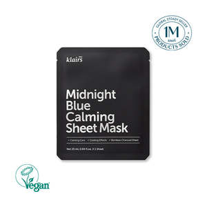 Dear Klairs: [Dear Klairs] Midnight Blue Calming Sheet Mask 1EA