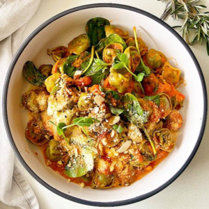 Frontpage: Pumpkin and Ricotta Ravioli (Vego)