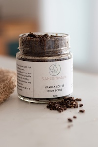 Vanilla Coffee Body Scrub - Fresh Flowers Kaitaia