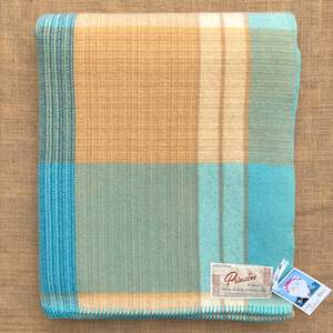Single Blankets: Fresh Retro Fav! Onehunga Tiki Princess SINGLE New Zealand Wool Blanket