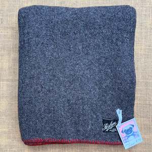Grey Army Campfire Collection: Army Blanket SMALL SINGLE New Zealand Wool Blanket