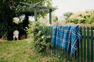 New Wool Collection: Adventure Awaits (New Wool): "Double Denim" TRAVEL RUG