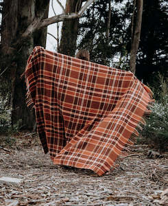 New Wool Collection: Adventure Awaits (New Wool) "Cathedral Cove Dreams" TRAVEL RUG