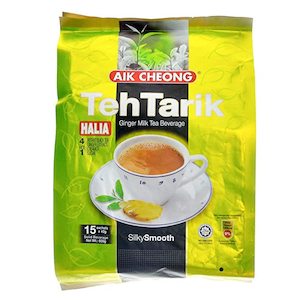 Malaysia: Aik Cheong milk tea /Ginger 15 bags