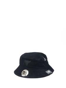 New Era Bucket Hat Black Corduroy Chicago Bulls 12865457