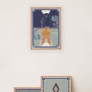 Art Print - Hare & Ruru - Laura Shallcrass