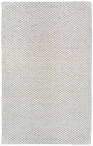 Alfresco Silver Rug Handwoven Looped Wool/Viscose 250×350