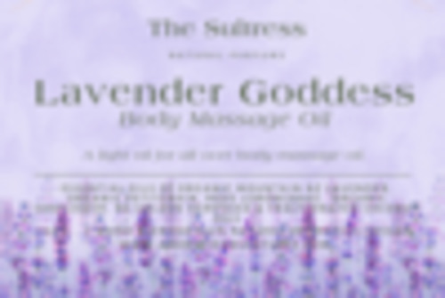 Products: Lavender Goddess Massage Oil