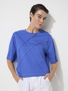 $79.95 & Under: MARCO POLO Pinstitch Tee Blue Mist