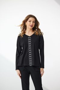 NEWPORT- Domino Casual Tee – Black NP29347
