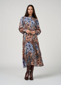 Loobie’s Story – Byzantium Midi Dress LS3246 – Indigo Multi