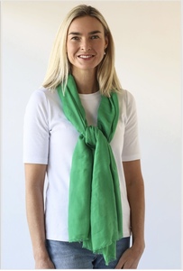 Archer Plain Scarf Bright Green