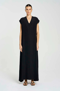 Mela Purdie – Maxi Slice Dress – Black