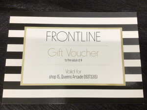 FRONTLINE Gift Vouchers –