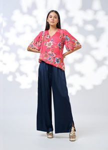 $99.95 & Under: Loobie’s Story – Zinnia Blouse LS3114Z – Rouge Multi